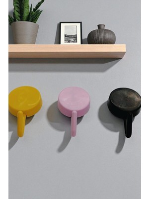 Katilus 3 Lü Renkli Çok Amaçlıaskı Minik Havlu Takı Banyo Askısı