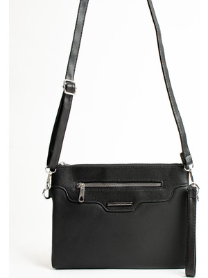 Sanmorris 1360 Kadın Suni Deri Ayarlanabilir Çapraz Askılı ve El Askılı Portföy, Clutch Çanta