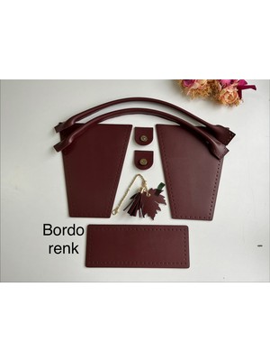 ZG Hobi Aksesuar Örgü Çantalar Için Suni Deri Set - Masal Set