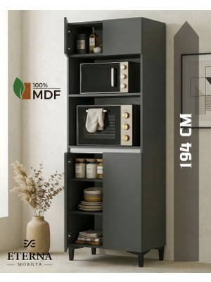 Eterna Mobilya Fırın Dolabı | Mikrodalga Fırın Dolabı | Mutfak Dolabı | Kiler Dolabı | Erzak Dolabı