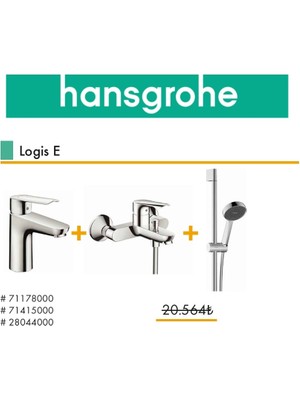 Hansgrohe Logis E 3'lüset