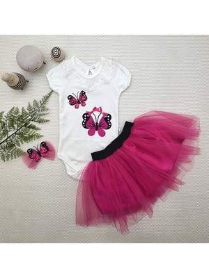 Diji Baby 6-9 9-12 12-18 Ay Vip Yaka Şapkalı Kısa Kollu Sweat 3lü Erkek Bebek Takımı