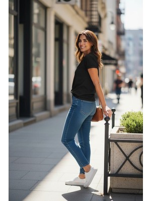 Nikitas DESIGN%100PAMUK Yuvarlak Yaka T-Shirt