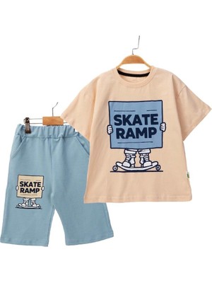 Efemkids 5/8 Yaş Erkek Şortlu Takım Tişört+Şort Çocuk Takım