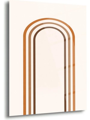 Shiny Art Minimal Kemer Desenli Cam Tablo - MOD150