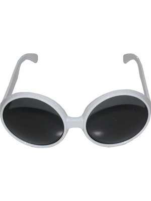 80 Li Yıllar Beyaz Renk Nostalji Yeşilçam Parti Gözlüğü ARLSTRTCH-CERC3256