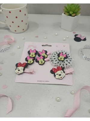 Nati Co Kız Çocuk Figürlü 6 Pens + 4 Lastik Toka Seti – 6’lı