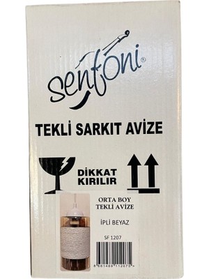 Tekli Sarkıt Avize Senfoni Beyaz Ipli SF-1207