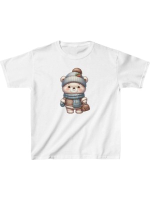 İsmiyle Al Çocuk Baskılı T-Shirt - Beyaz