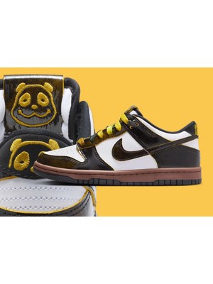 Nike Dunk Low Panda Se Hakiki Deri Sneaker Ayakkabı-Sportxstore