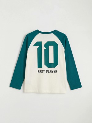 LC Waikiki Bej Uzun Kollu Erkek Çocuk Tişört 2'li