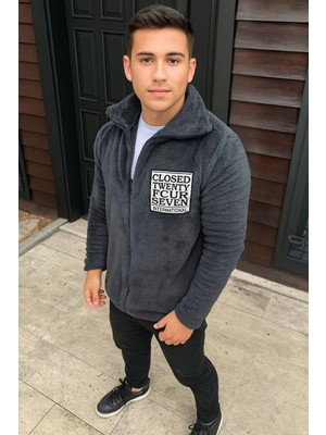 İsmiyle Al Polar Fermuarlı Sweatshirt – Kapüşonsuz, Cepli, Yumuşak Dokulu, Oversize Rahat Kalıp, Kışl�