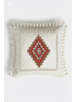 Aryada Etnik Punch Nakışlı Kırlet Kılıfı