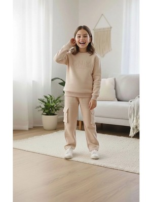 VİTASTORETR Only Nakışlı Üç Ip Kız Çocuk Ikili Takım