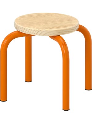 IKEA Grejsımojs Turuncu Çocuk Taburesi