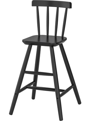 IKEA Agam Siyah Çocuk Sandalyesi