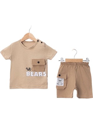 Minitix Baby Efemkids 6/24 Ay Erkek Bebek Şort&tişört Yenidoğan Bebek Takım