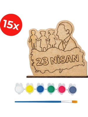 Kidose 23 Nisan Hatırası Atatürk ve Çocuklar Boyama Seti