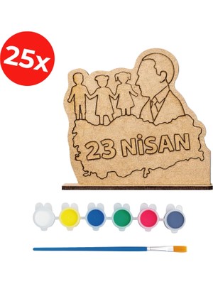 Kidose 23 Nisan Ulusal Egemenlik Atatürk ve Çocuklar Boyama