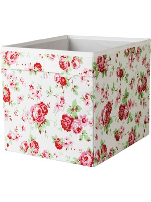 IKEA Dröna Çiçek Desenli Kutu