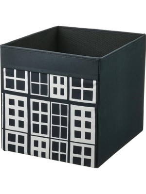 IKEA Dröna Siyah-Desenli Kutu