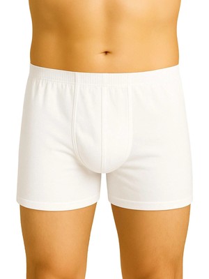 Pileli Store Beyaz Mı Emay 6810 Arjantin Erkek Boxer