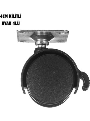Kilitli 4cm Ayak Midastech