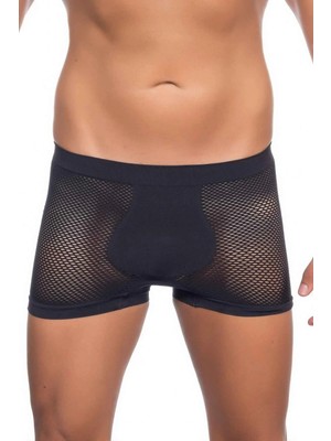 Pileli Store Siyah Mı Emay 2106 Fileli Soft Erkek Boxer
