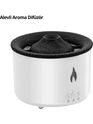 Alevli Aromaterapi Difüzörü Midastech
