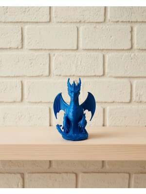 Fantastik Tasarım Ejderha Biblo 12 cm Hediyelik Ev Ofis Aksesuarı Midastech