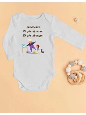 Lupi Annaneye Hediye Isimli Zıbın Annane Oluyorsun Yazılı Bebek