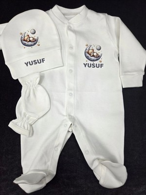 Lupi Isimli Hastane Çıkışı Seti Isimli Tulum Isimli Zıbın