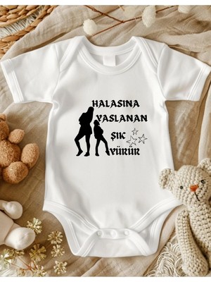 Lupi Hala Yazılı Bebek Zıbın % 100 Pamuk