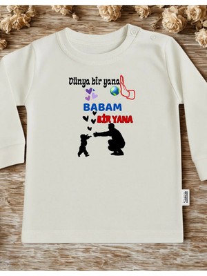 Lupi Yazılı Bebek Body Zıbın %100 Pamuk