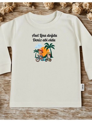 Lupi Yazılı Bebek Body Zıbın %100 Pamuk