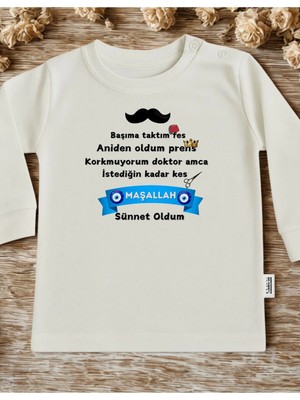 Lupi Yazılı Bebek Body Zıbın %100 Pamuk