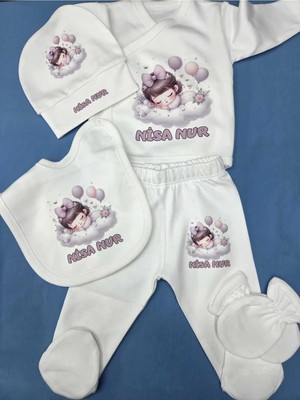 Lupi Yazılı Bebek Body Zıbın %100 Pamuk