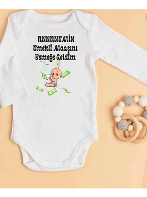 Lupi Annaneye Hediye Isimli Zıbın Annane Oluyorsun Yazılı Bebek