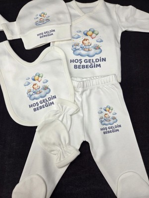 Lupi Yazılı Bebek Body Zıbın %100 Pamuk
