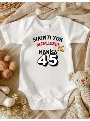 Lupi Manis Yazılı %100 Pamuklu Bebek Body Zıbın