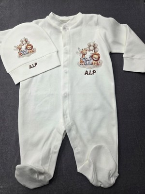 Lupi Aslan Resimli Bebek Tulum