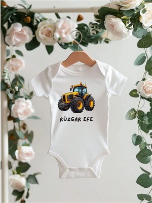 Lupi Iş Makinaları Zıbın Isimli Bebek Zıbın Isimli Hastane Çıkışı Kişiye Özel Baskı