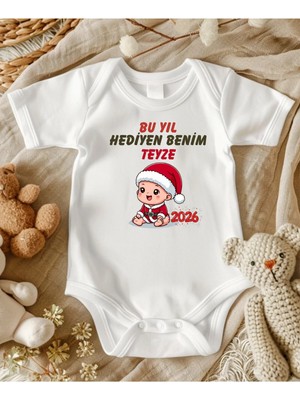 Lupi Yeni Yıl Yılbaşı Temalı Bebek Zıbın Yeni Yıl Bebek Hediye
