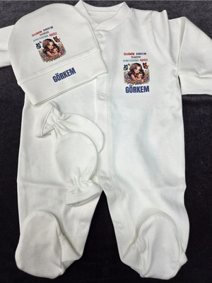 Lupi Anne Baba Yazılı Tulum Isimli Tulum Isimli Hediyelik