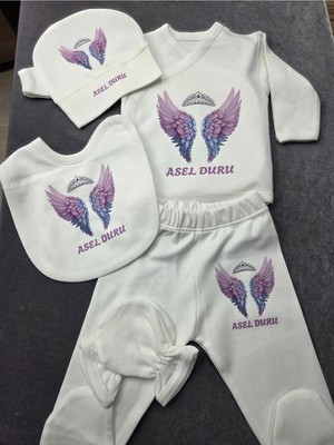 Lupi Yazılı Bebek Body Zıbın %100 Pamuk