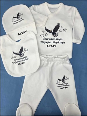 Lupi Yazılı Bebek Body Zıbın %100 Pamuk