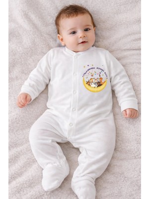 Lupi Kurban Bayramı Tulum % Yüz Pamuk Yazılı Bebek