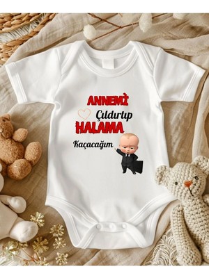 Lupi Hala Yazılı Bebek Zıbın Isimli Zıbın Anne Yenge Teeyze Amca Annane Babanne Yazılı