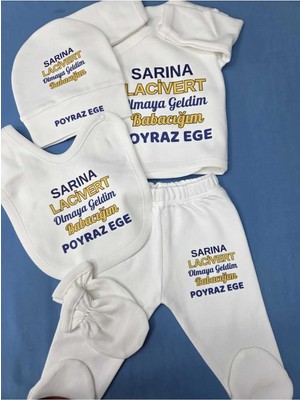 Lupi Yazılı Bebek Body Zıbın %100 Pamuk