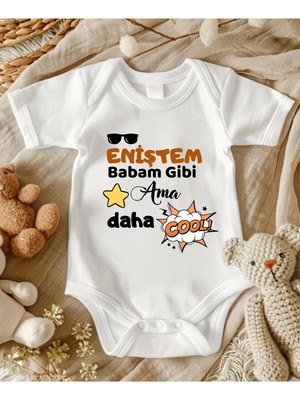 Lupi Enişte Yazılı Bebek Zıbın